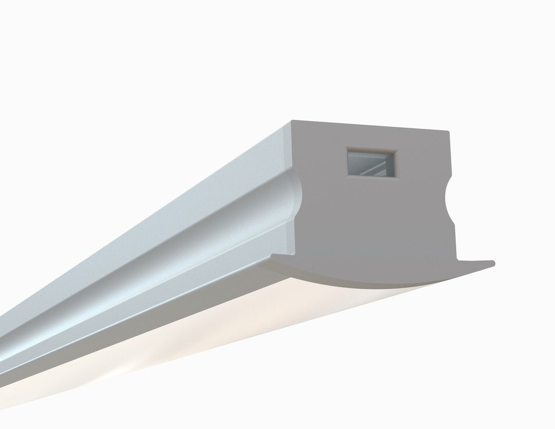 LED Channel - 972ASL - Recessed, 10 ft - Silver