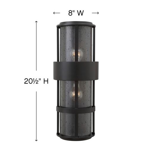 Saturn 1909SK - Large Wall Mount Lantern - Black