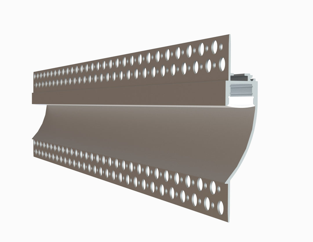 LED Channel - 660ASL - Trimless Mud-In, 8 ft - Silver