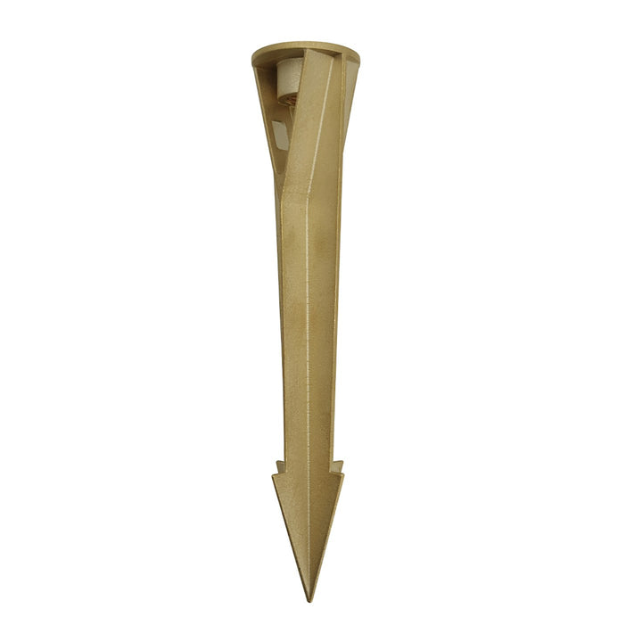 Brass Stake 10" Heavy-Duty - Brass