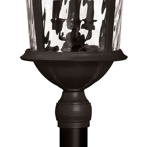 Windsor 1921BK - Extra Large Post or Pier Mount Lantern - Black