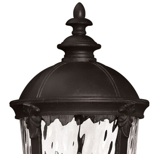 Windsor 1921BK - Extra Large Post or Pier Mount Lantern - Black