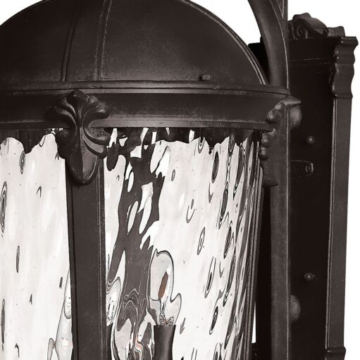 Windsor 1929BK - Double XL Wall Mount Lantern - Black