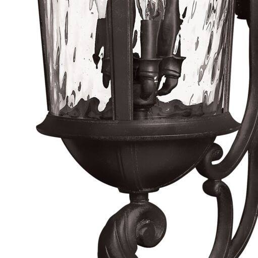 Windsor 1929BK - Double XL Wall Mount Lantern - Black