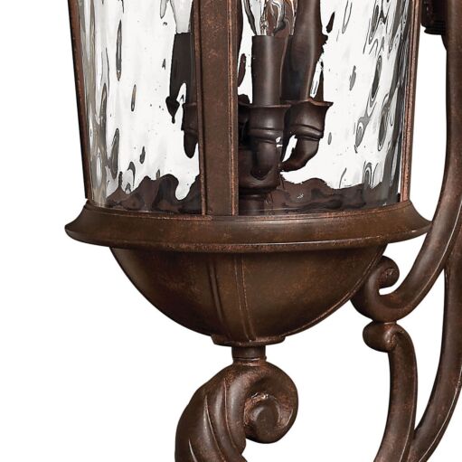 Windsor 1929RK - Double XL Wall Mount Lantern - Brown