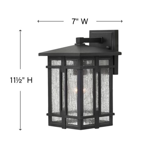 Tucker 1960MB Small Wall Mount Lantern - Black