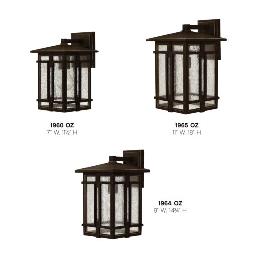 SmTucker 1960OZ Small Wall Mount Lantern - Oil Rubbed Bronze