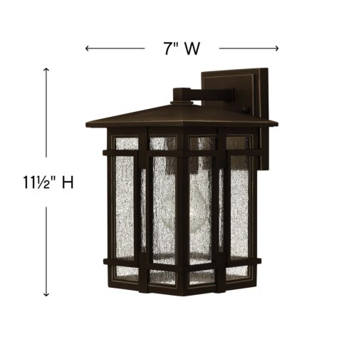 SmTucker 1960OZ Small Wall Mount Lantern - Oil Rubbed Bronze