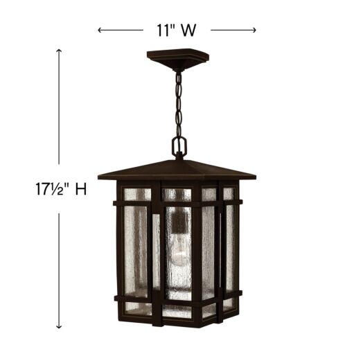 Tucker 1962OZ - Large Hanging Lantern - Oil Rubbed Bronze