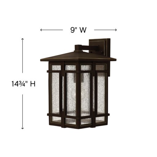 Tucker 1964OZ - Medium Wall Mount Lantern - Oil Rubbed Bronze