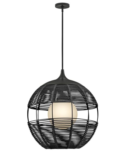 Maddox 19675BK - Medium Orb Chandelier - Black