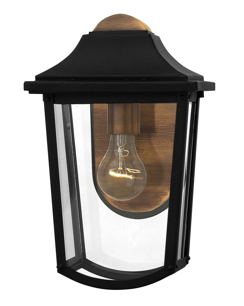 Burton 1970BK - Small Wall Mount Lantern - Black