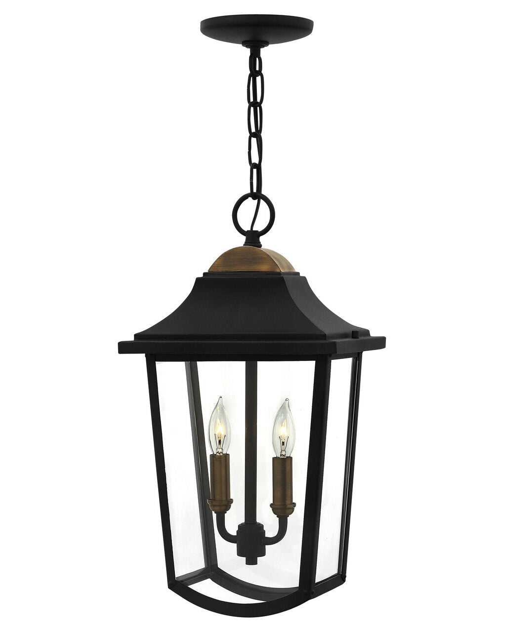 Burton 1972BK - Medium Hanging Lantern- Black