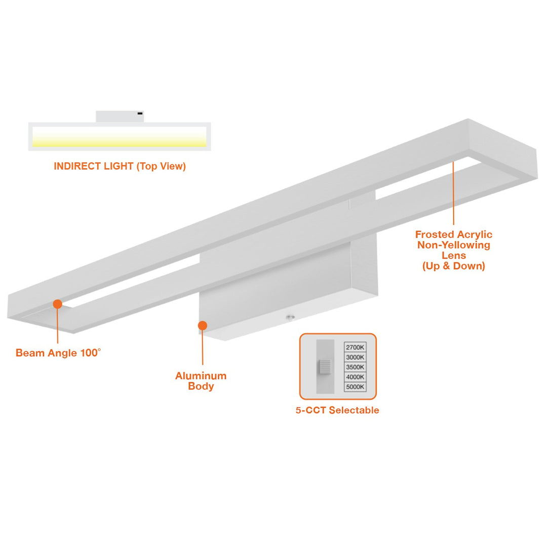 Vanity Light - Indirect - White