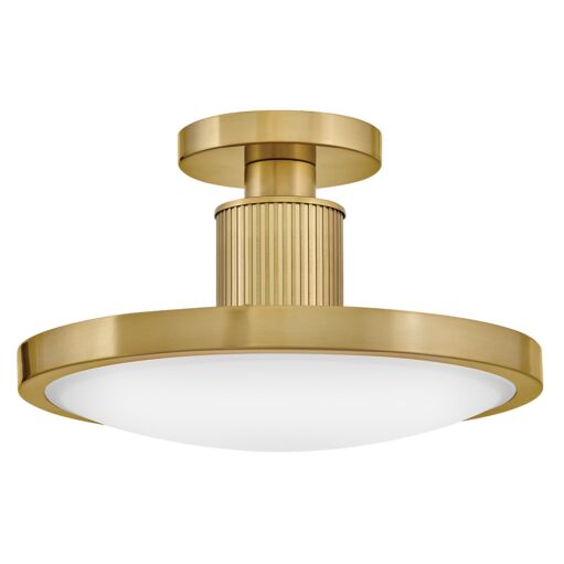 Kieran 47593LCB  Medium Semi-Flush Mount - Bronze