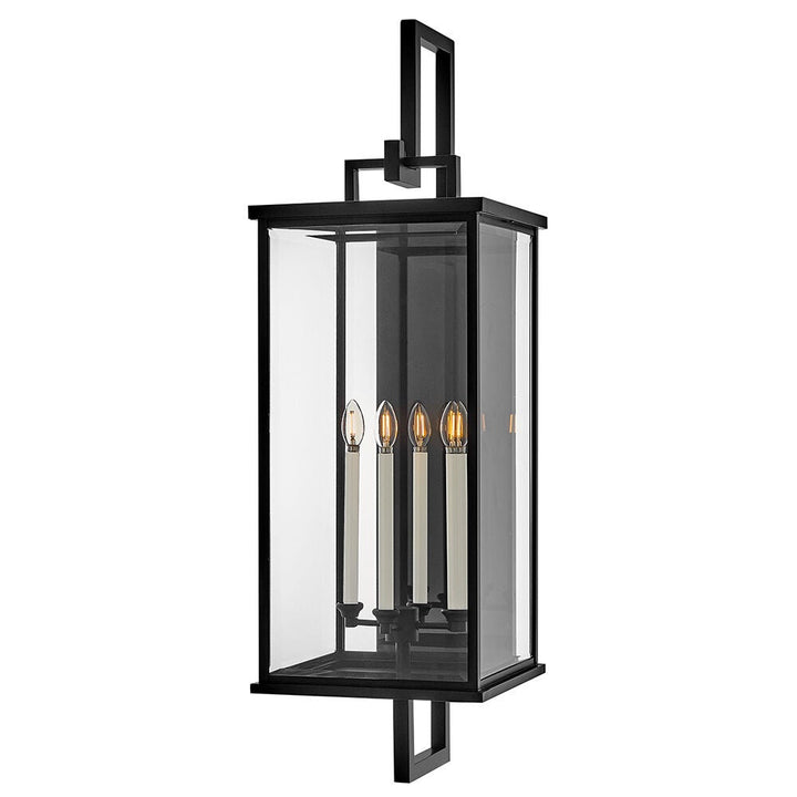 Weymouth 20019BK New Extra Large Wall Mount Lantern - Black