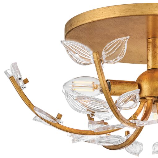 Aliso 48283DA  Medium Semi-Flush Mount - Bronze