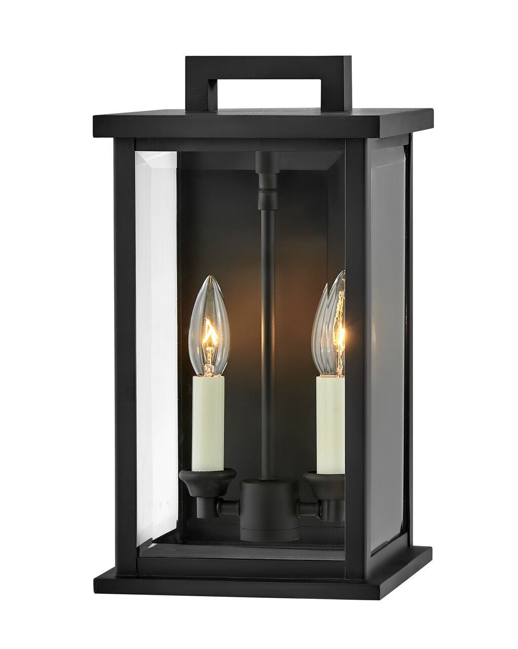 Weymouth 20010BK - Medium Wall Mount Lantern - Black