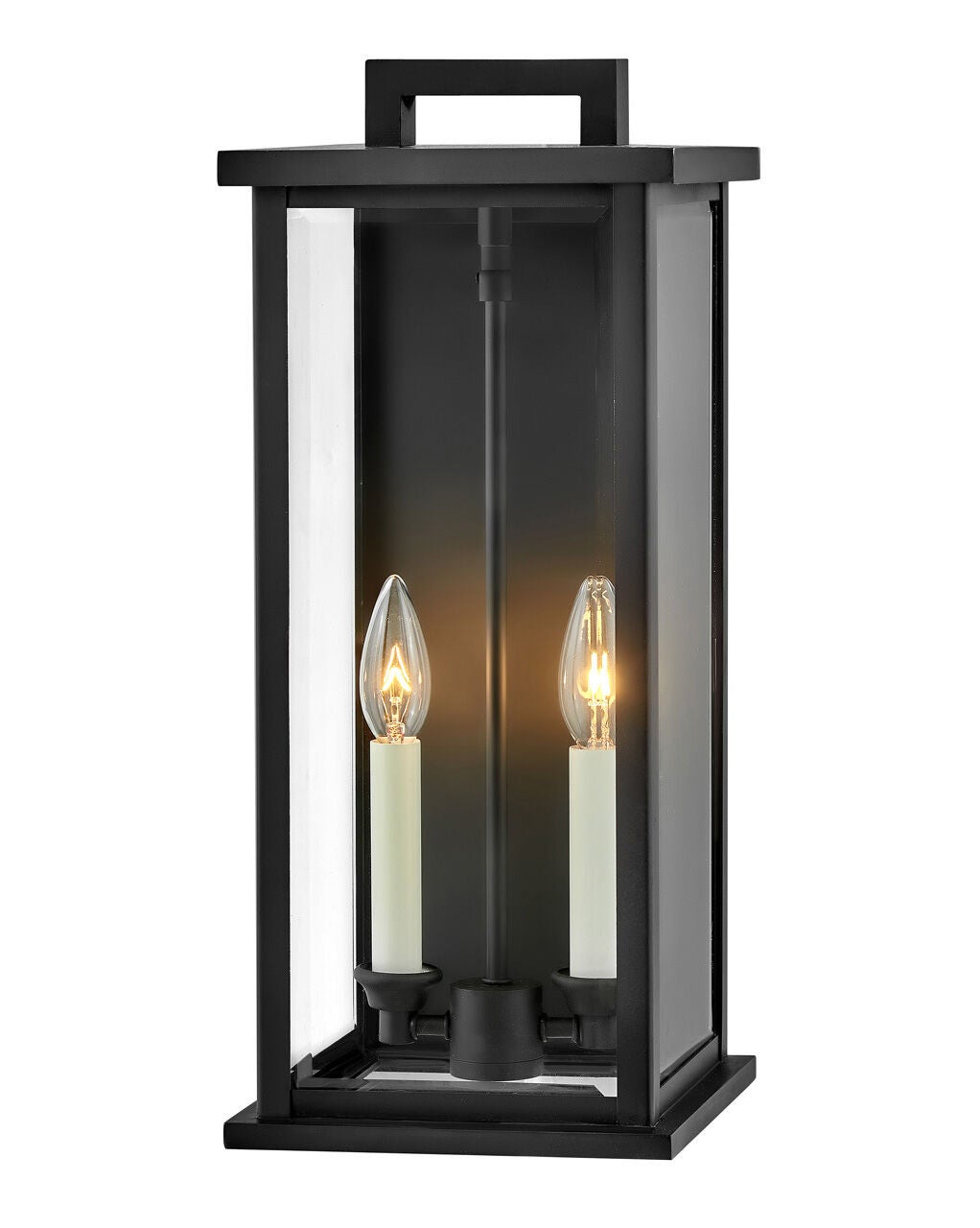 Weymouth 20014BK - Medium Wall Mount Lantern - Black