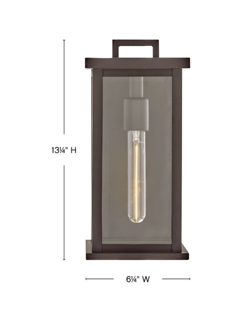 Weymouth 20016OZ New Small Wall Mount Lantern - Oil Rubbed Bronze