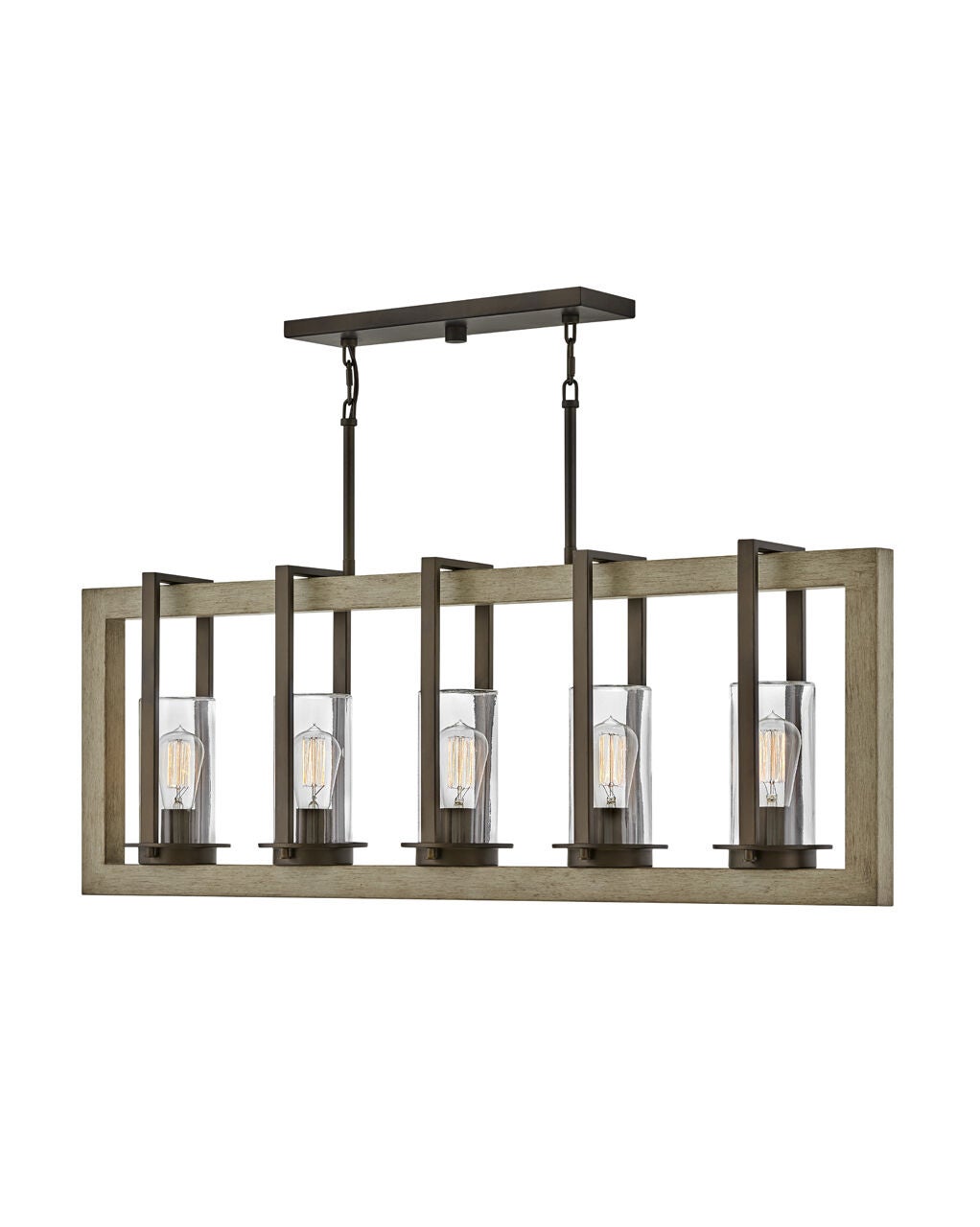 Riverwood 20035WB - Medium Five Light Linear - Bronze