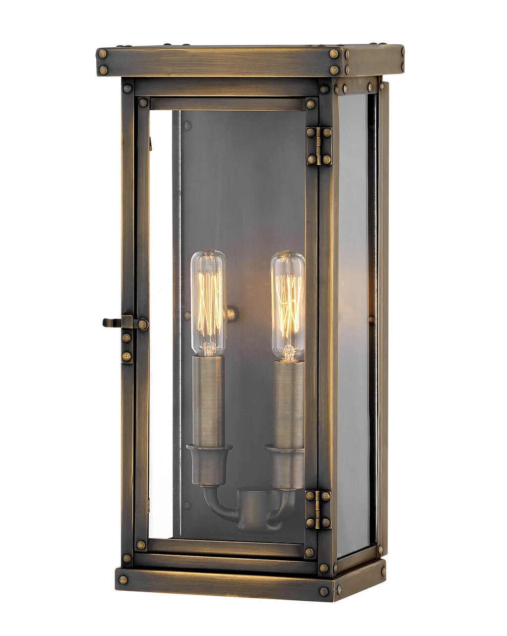 Hamilton 2004DS Medium Wall Mount Lantern - Brown