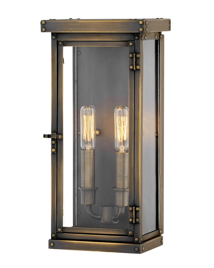 Hamilton 2004DS Medium Wall Mount Lantern - Brown