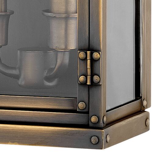 Hamilton 2004DS Medium Wall Mount Lantern - Brown