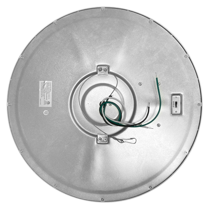 7" Surface Mount Round: Slim-Line 5-CCT Selectable 15W - White