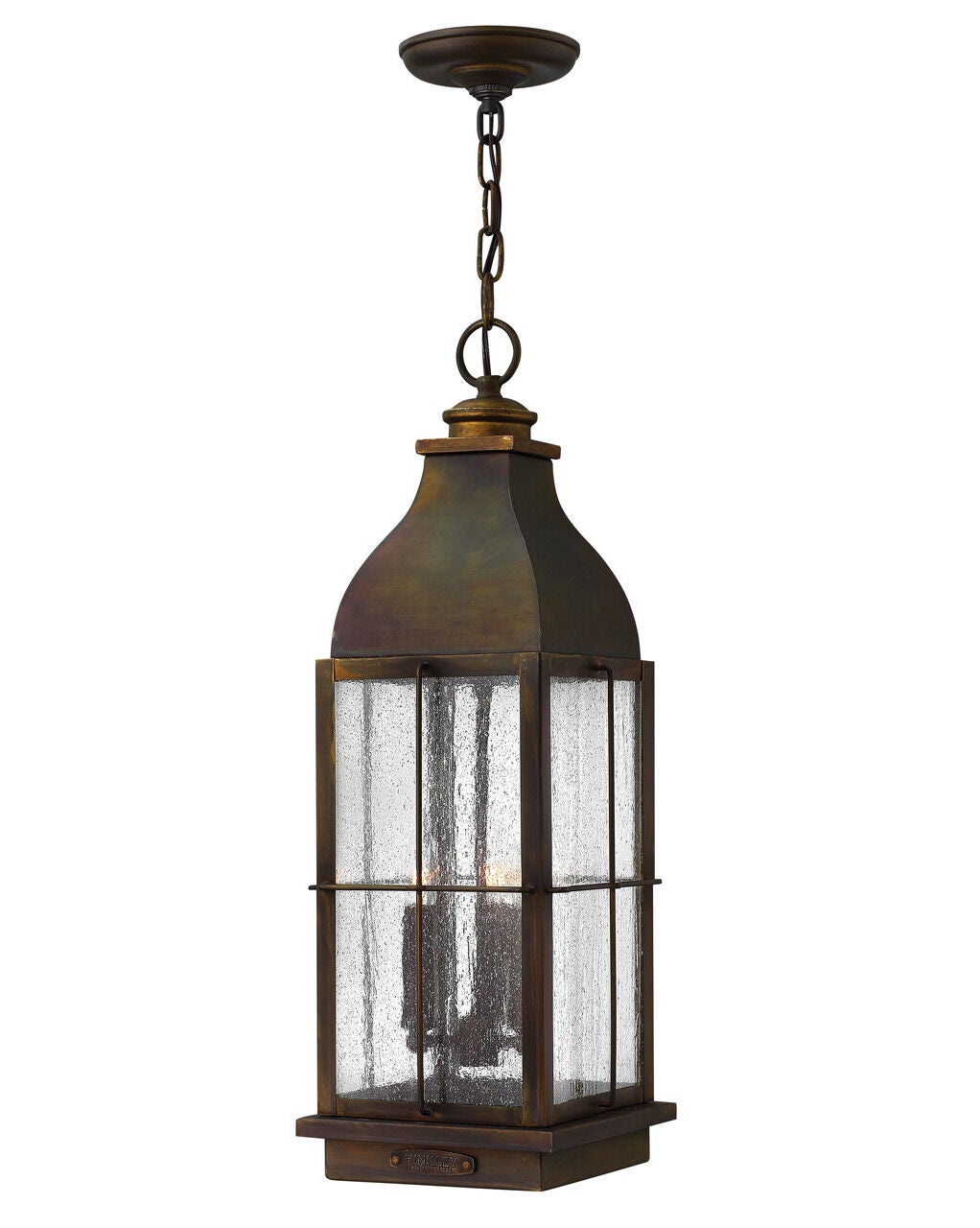 Bingham 2042SN-LL - Large Hanging Lantern - Brown