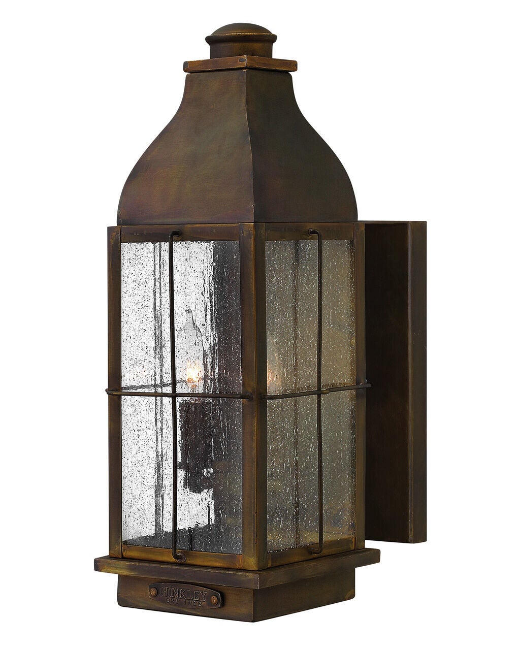 Bingham 2044SN-LL - Medium Wall Mount Lantern - Brown