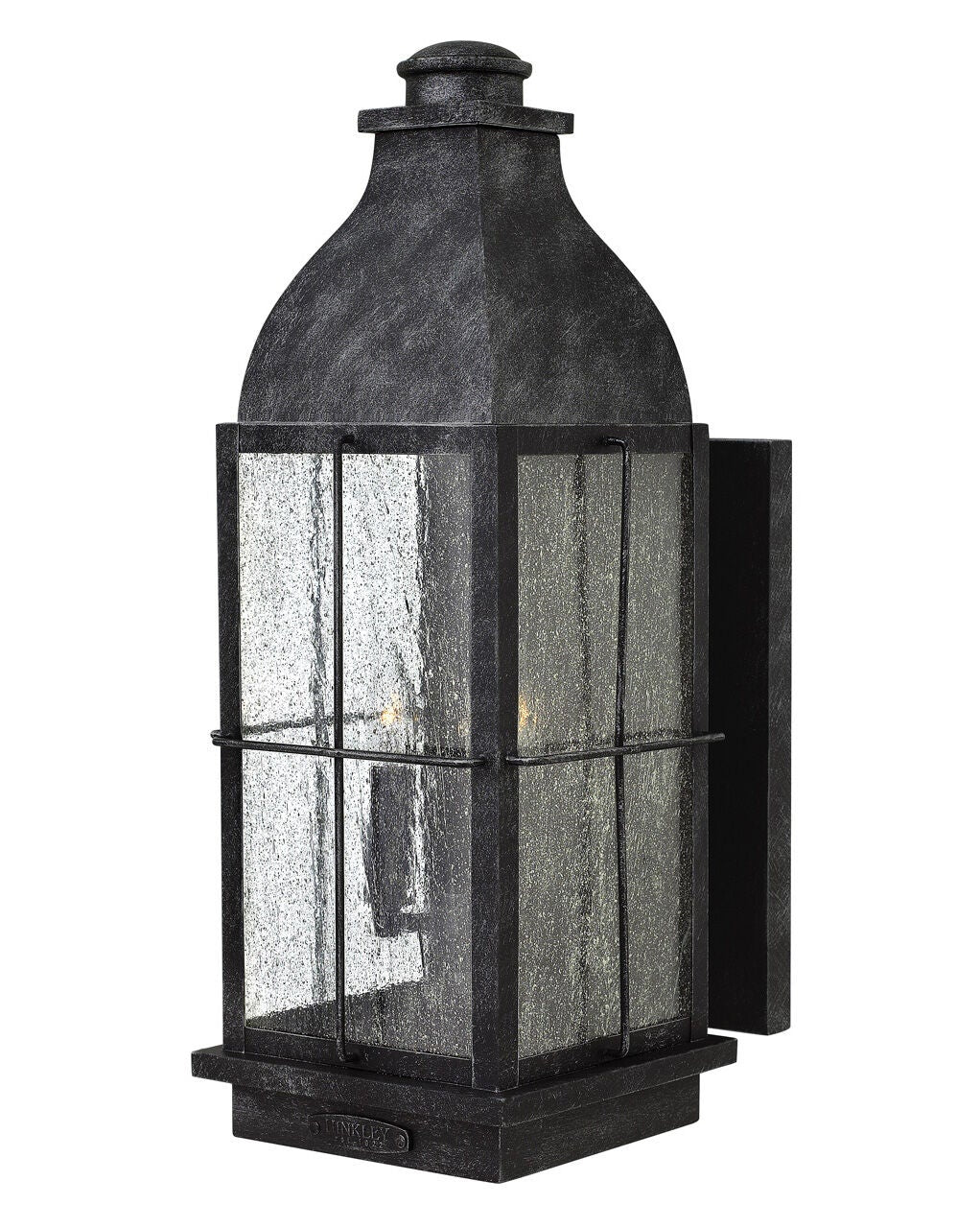 Bingham 2045GS-LL Large Wall Mount Lantern - Grey