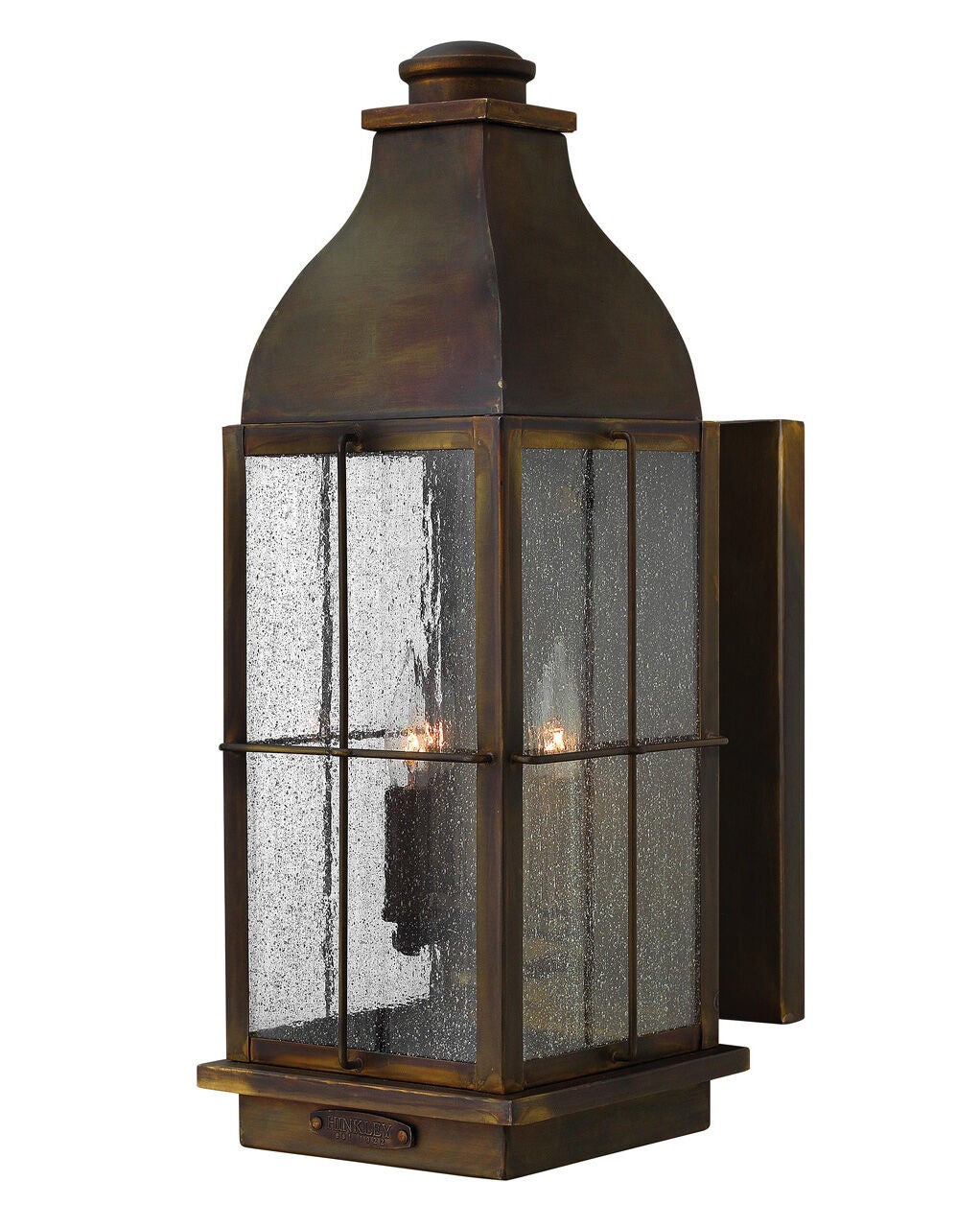 Bingham 2045SN-LL Large Wall Mount Lantern - Brown