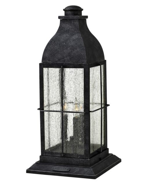 Bingham 2047GS-LL - Large Pier Mount Lantern - Grey