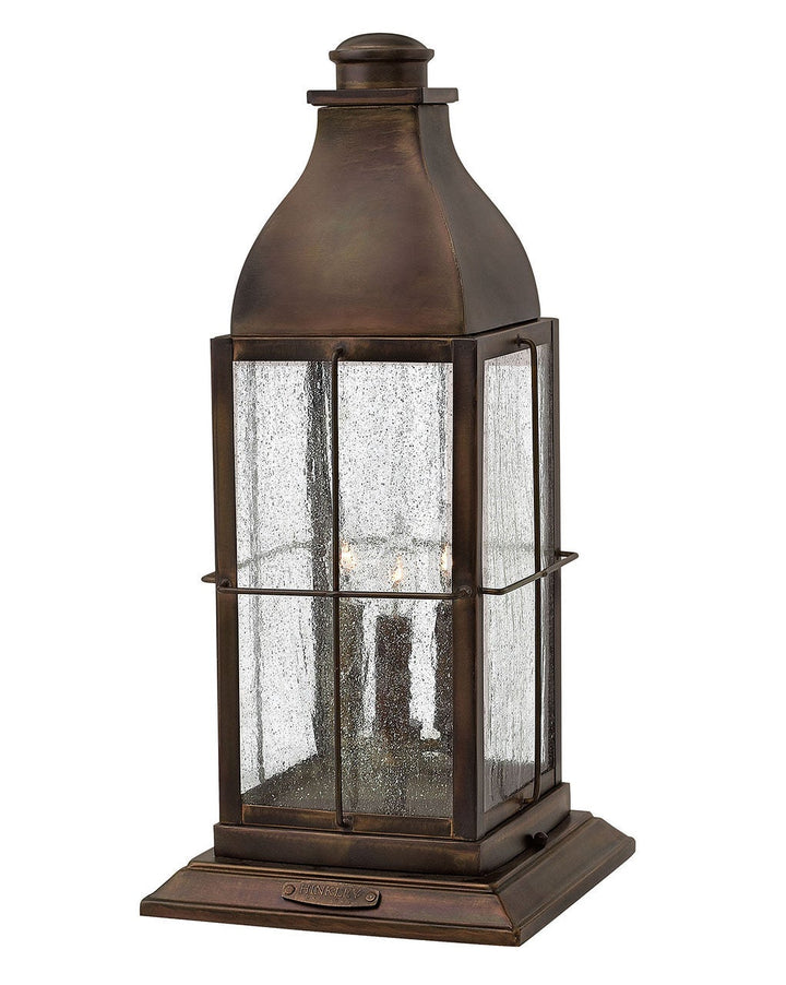 Bingham 2047SN-LV - Large Pier Mount Lantern 12v - Bronze