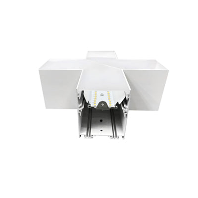 Selectable 3CCT Down Direct LED Linear Light X-Connector