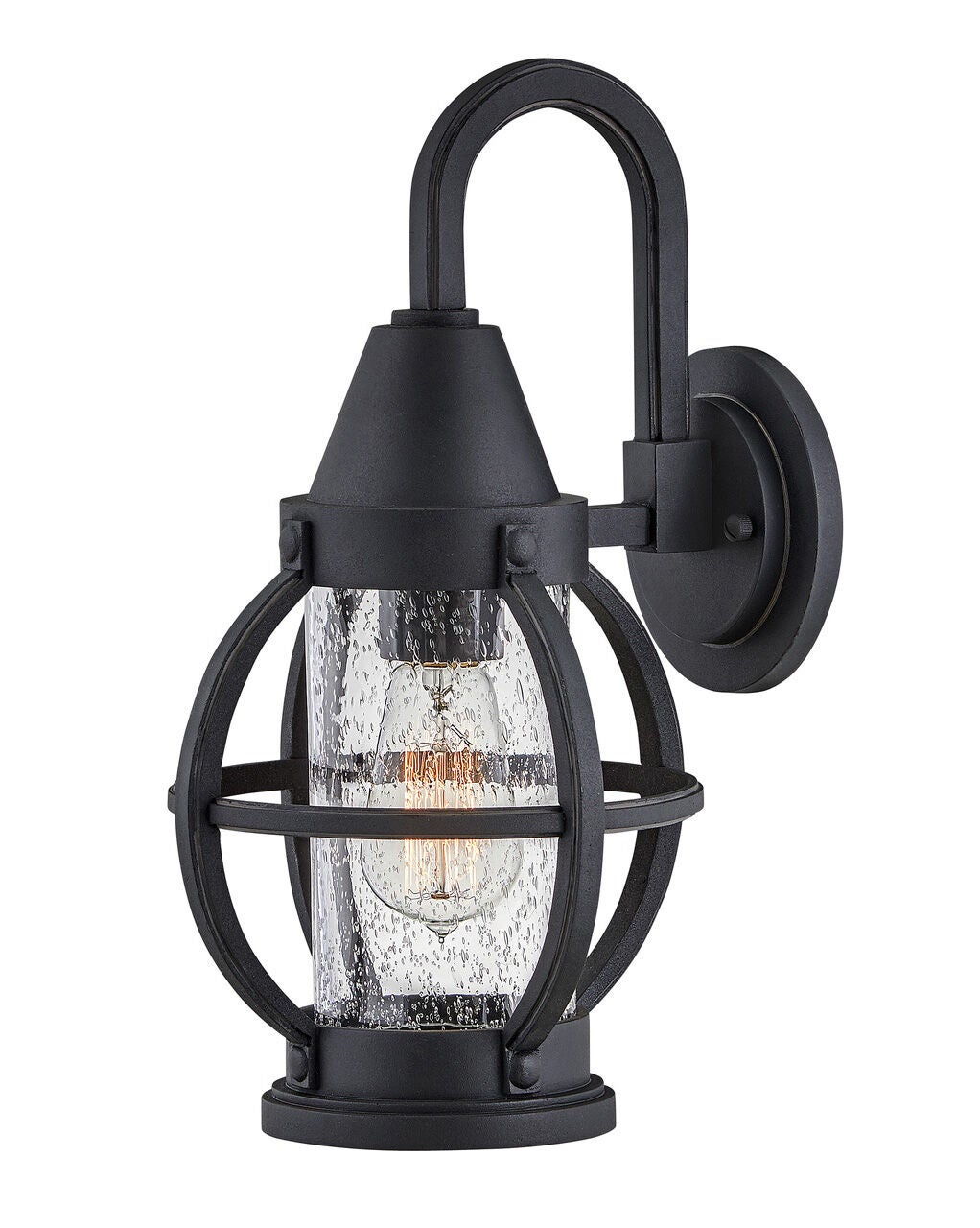 Chatham 21004MB Medium Wall Mount Lantern - Black