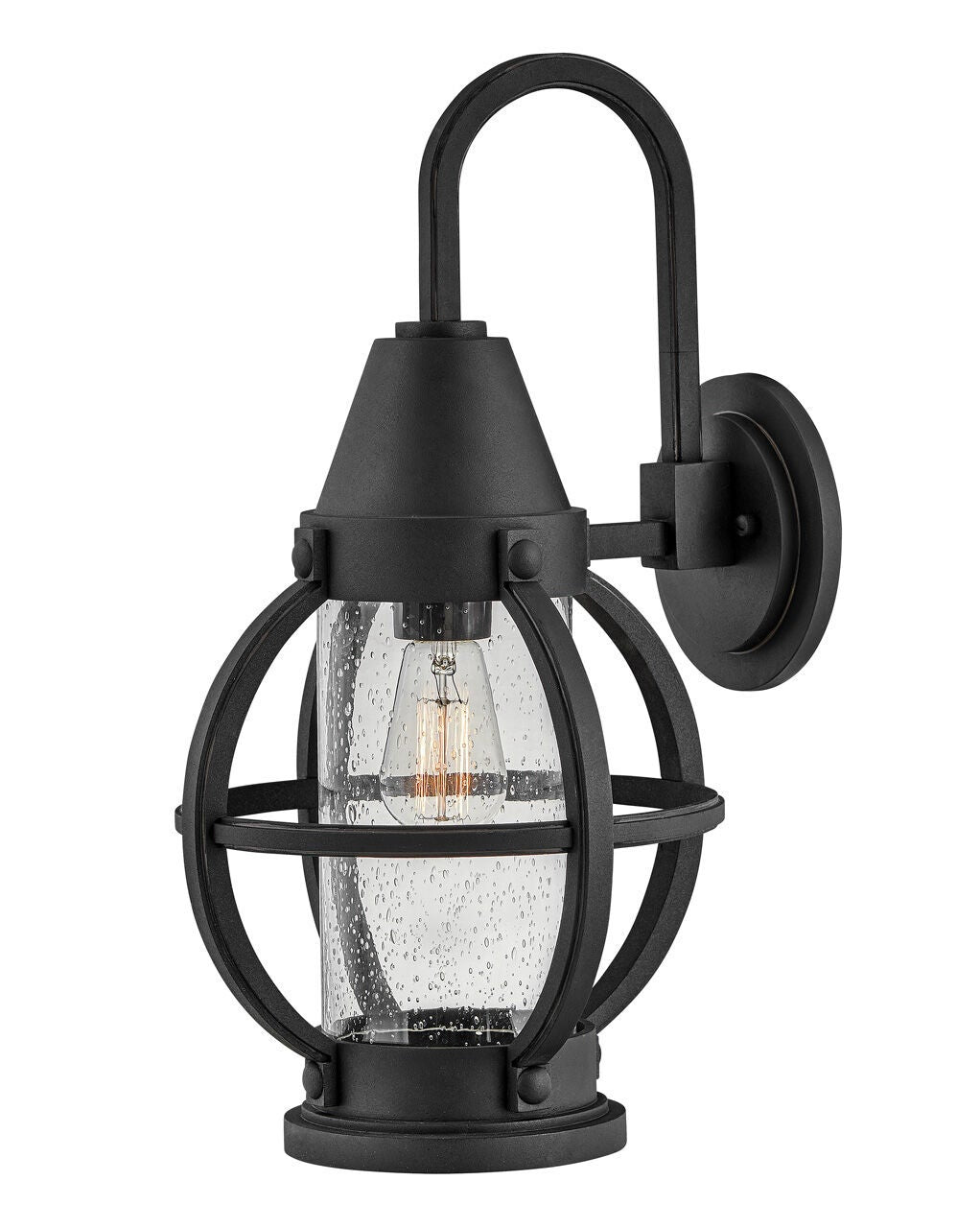 Chatham 21005MB - Medium Wall Mount Lantern - Black