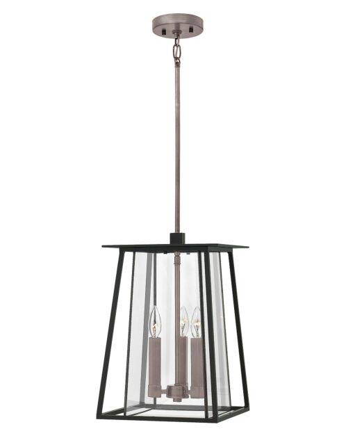 Walker 2102BK-LL - Large Hanging Lantern - Black