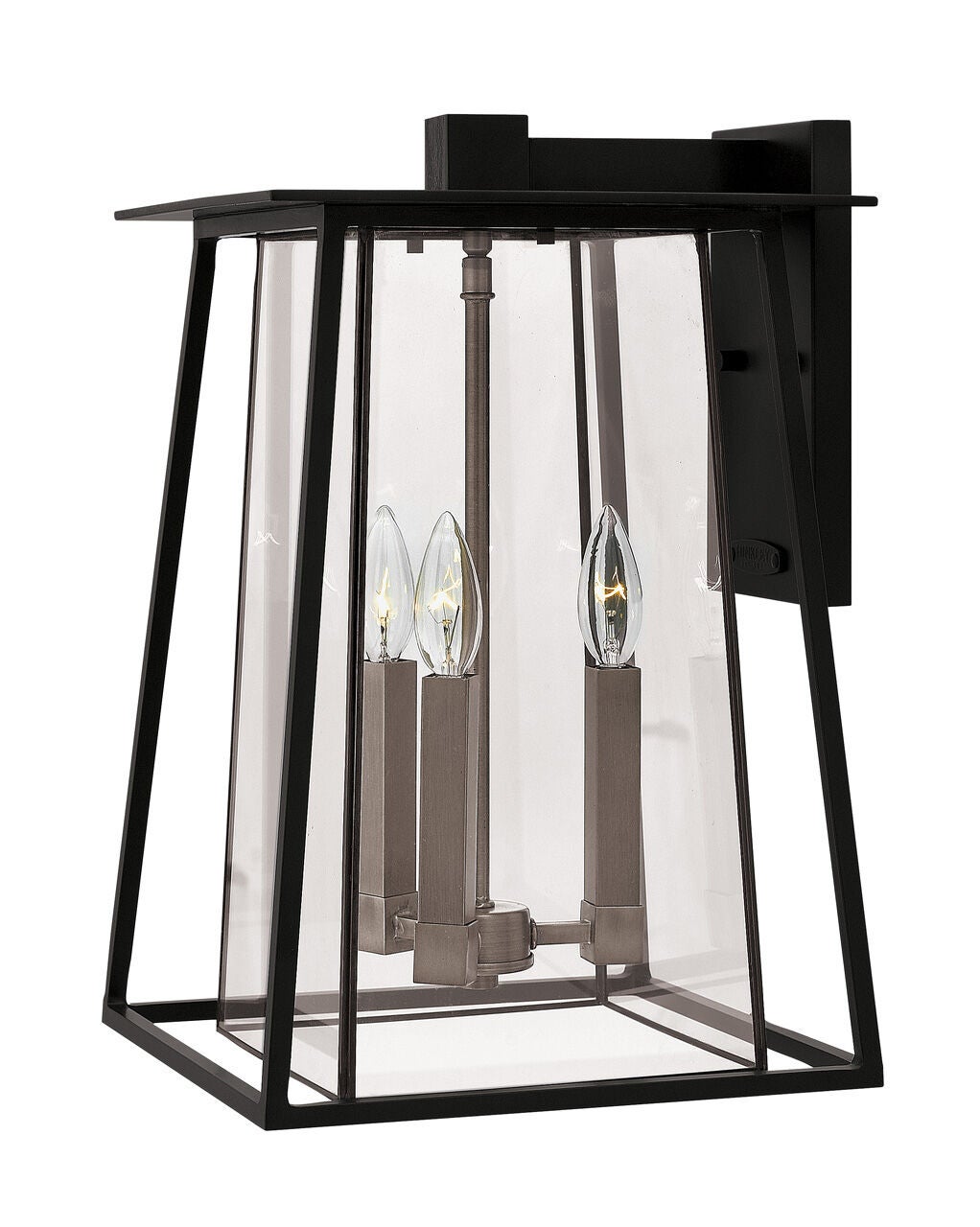 Walker 2105BK-LL - Large Wall Mount Lantern - Black