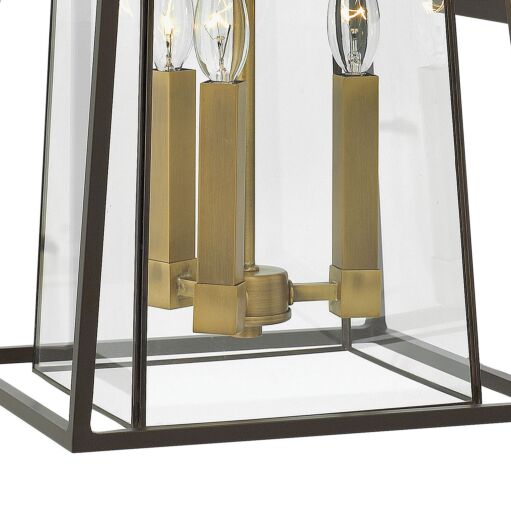 Walker 2105KZ - Large Wall Mount Lantern - Bronze