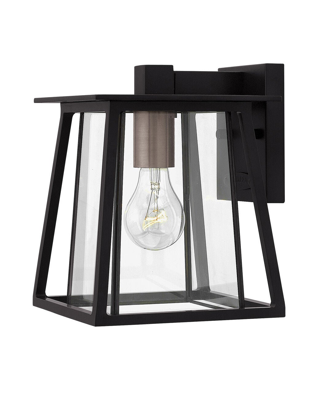 Walker 2106BK Extra Small Wall Mount Lantern- Black