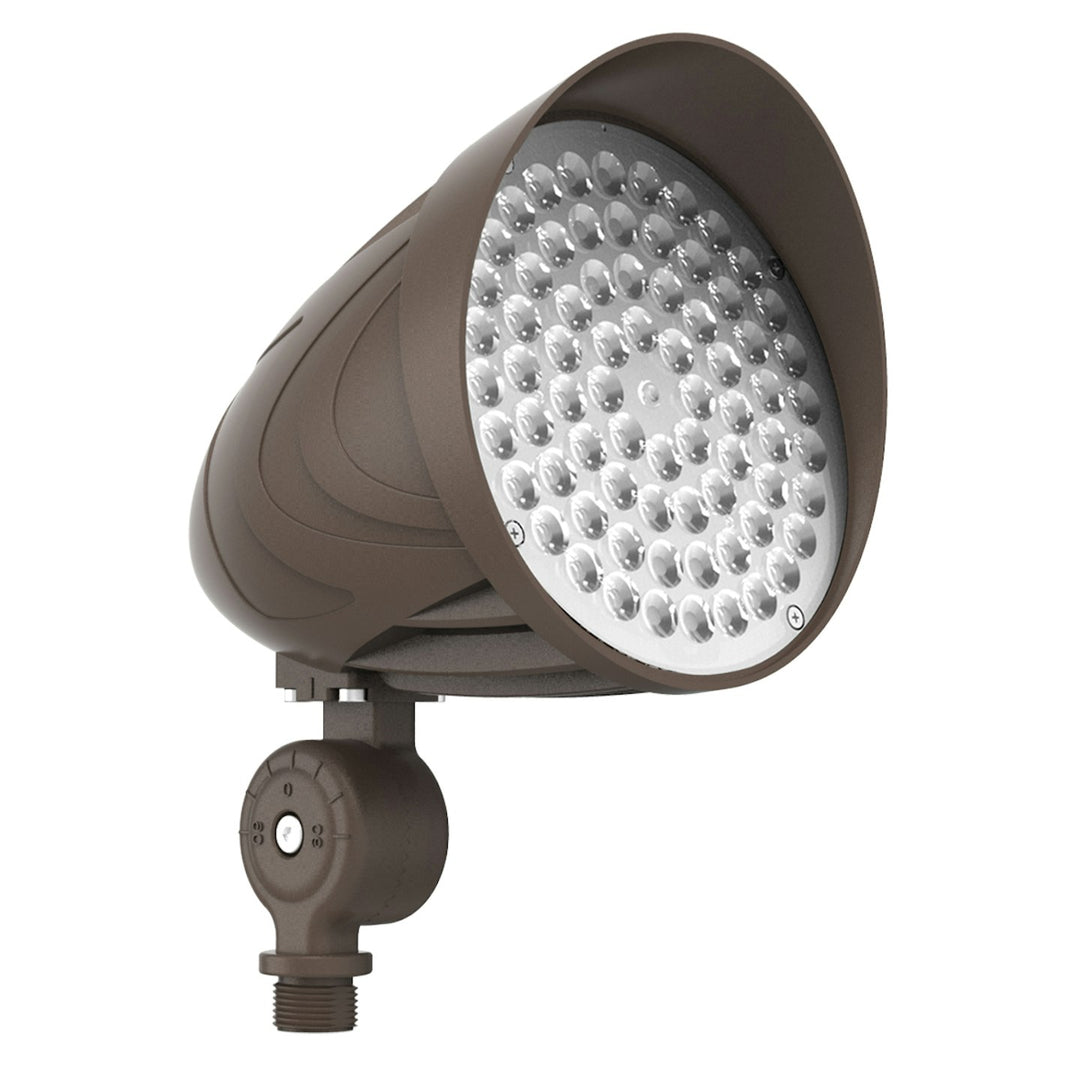 Bullet Flood Lights: Magna-Line, 3-CCT & 3-Power Select with Photocell 25W/20W/15W - Bronze