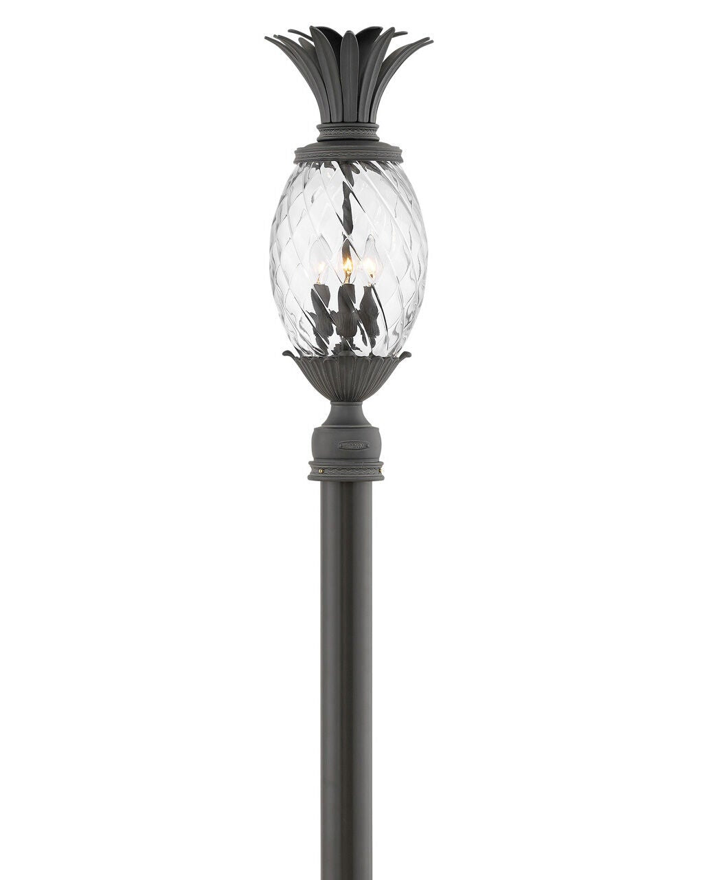 Plantation 2121MB - Extra Large Post or Pier Mount Lantern - Black