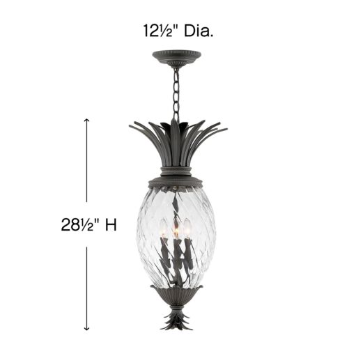 Plantation 2122MB - Small Wall Mount Lantern - Black