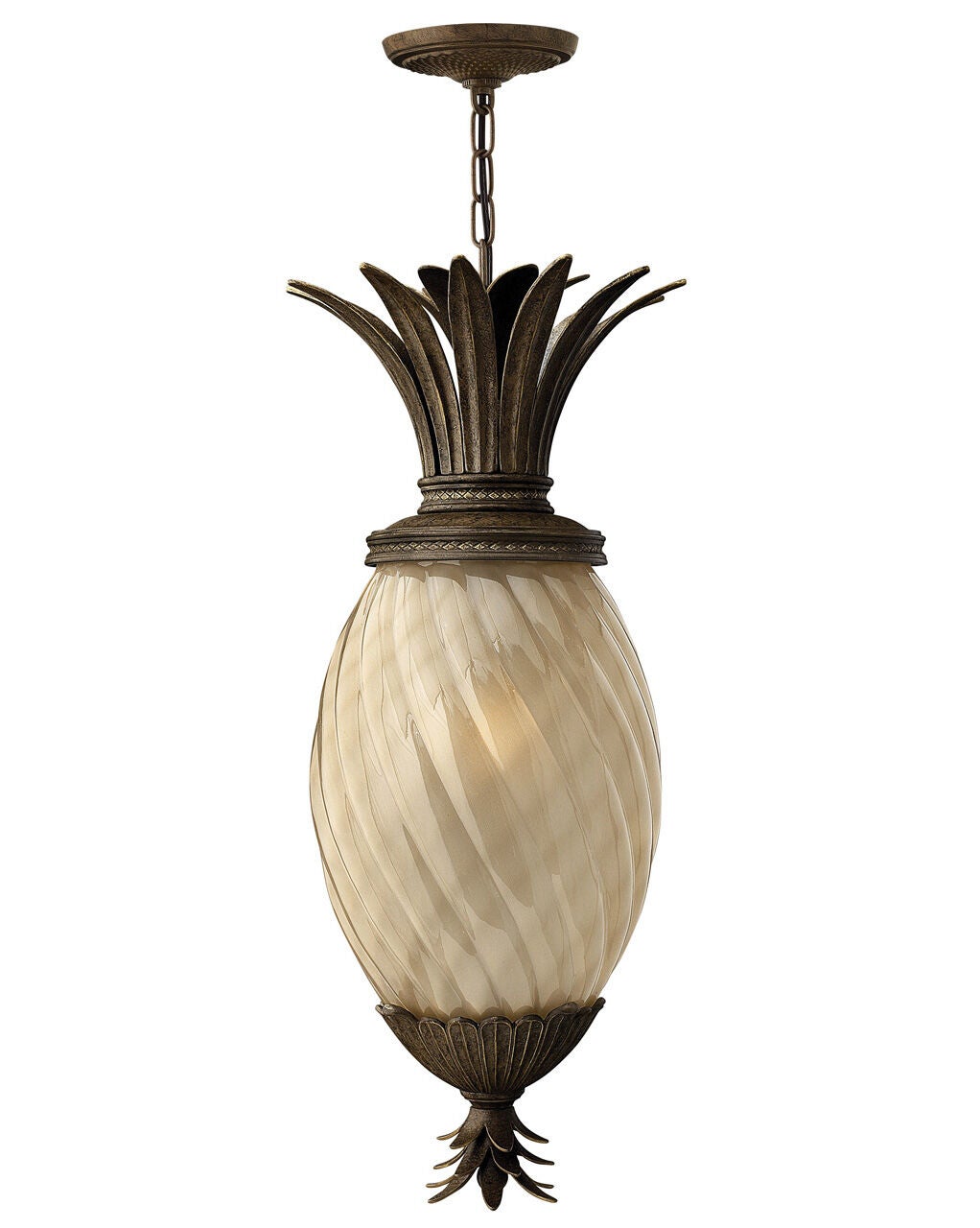 Plantation 2122PZ - Medium Hanging Lantern - Bronze