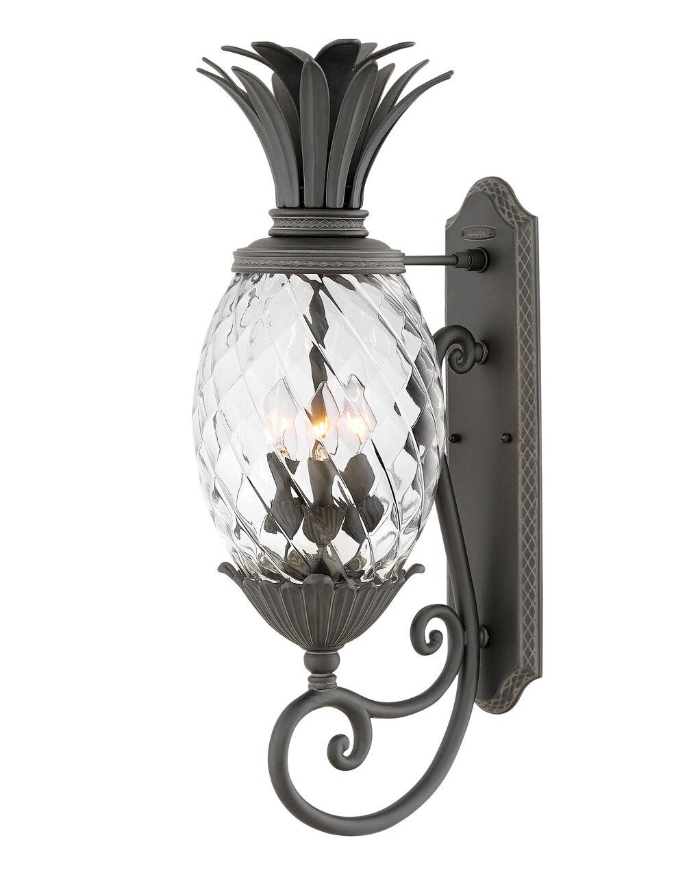 Plantation 2124MB - Large Wall Mount Lantern - Black