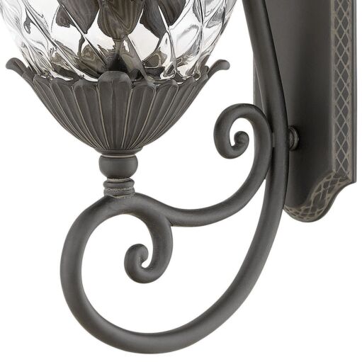 Plantation 2124MB - Large Wall Mount Lantern - Black