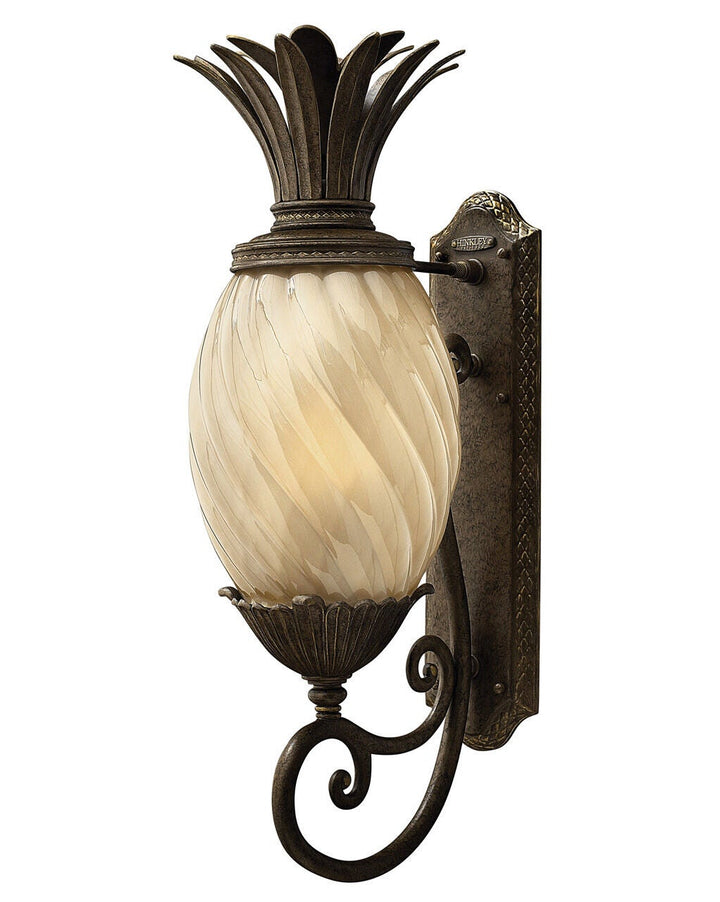 Plantation 2124PZ - Medium Wall Mount Lantern - Bronze