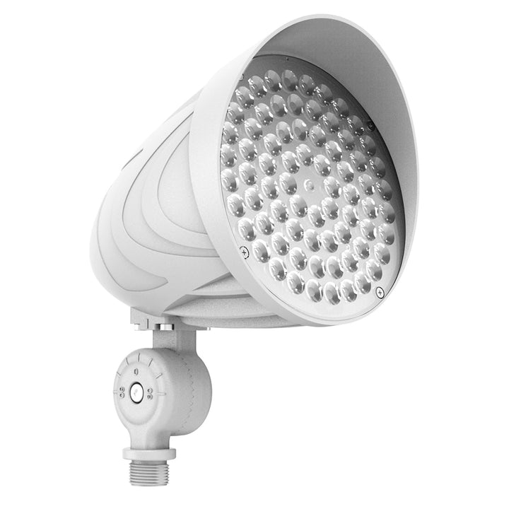 Bullet Flood Lights: Magna-Line 3-CCT & 3-Power Select with Photocell 25W/20W/15W - White